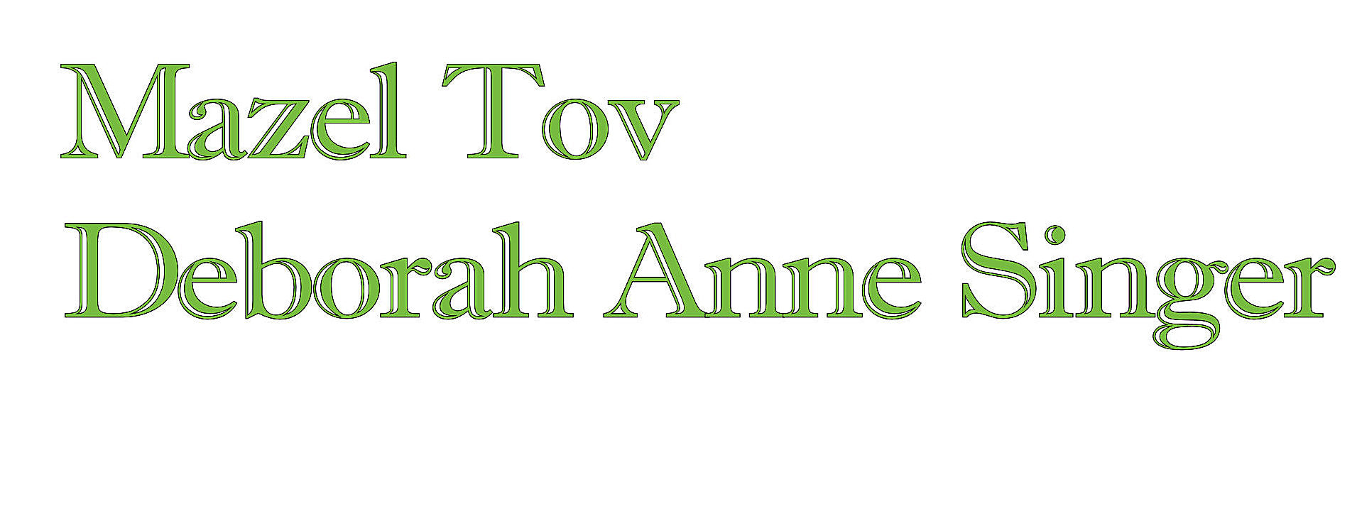 custom sew in label for kippah or yamaka personalize your kippah / yarmulke imprint shadow / green