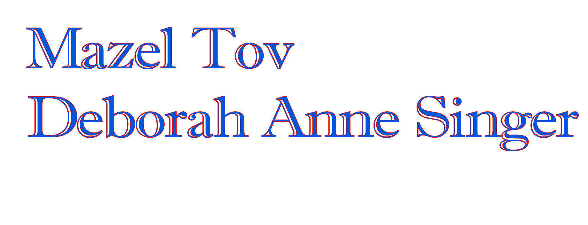 custom sew in label for kippah or yamaka personalize your kippah / yarmulke imprint shadow / royal blue