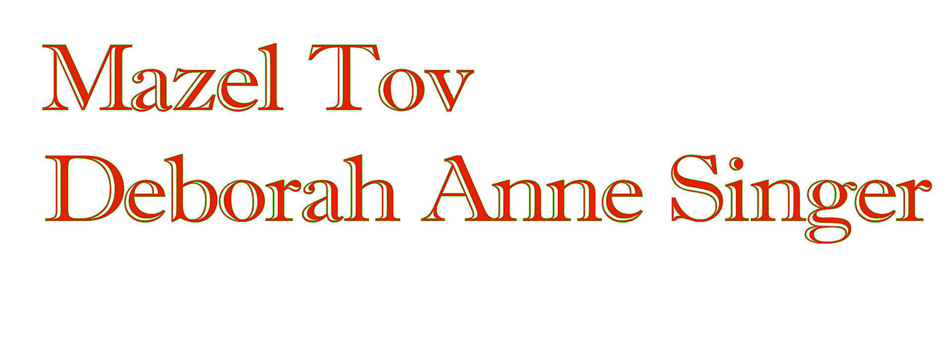 custom sew in label for kippah or yamaka personalize your kippah / yarmulke imprint shadow / red