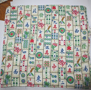 mahjong quilted reversible insulated place mats set of 2 great colors chinese mah jong game