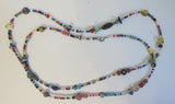 tribal ethnic bohemian multi gemstone statement necklace one of a kind