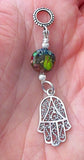 sterling silver hamsa charm pendant euro style 3 style choices