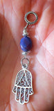 sterling silver hamsa charm pendant euro style 3 style choices purple turquoise