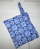 hanukkah pot holders or trivets thick double insulated handmade chanukah useful decorations happy hanukkah blue silver