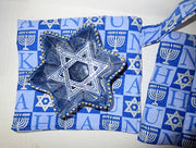 hanukkah pot holders or trivets thick double insulated handmade chanukah useful decorations