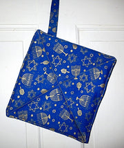 hanukkah pot holders or trivets thick double insulated handmade chanukah useful decorations golden menorahs dreidels stars