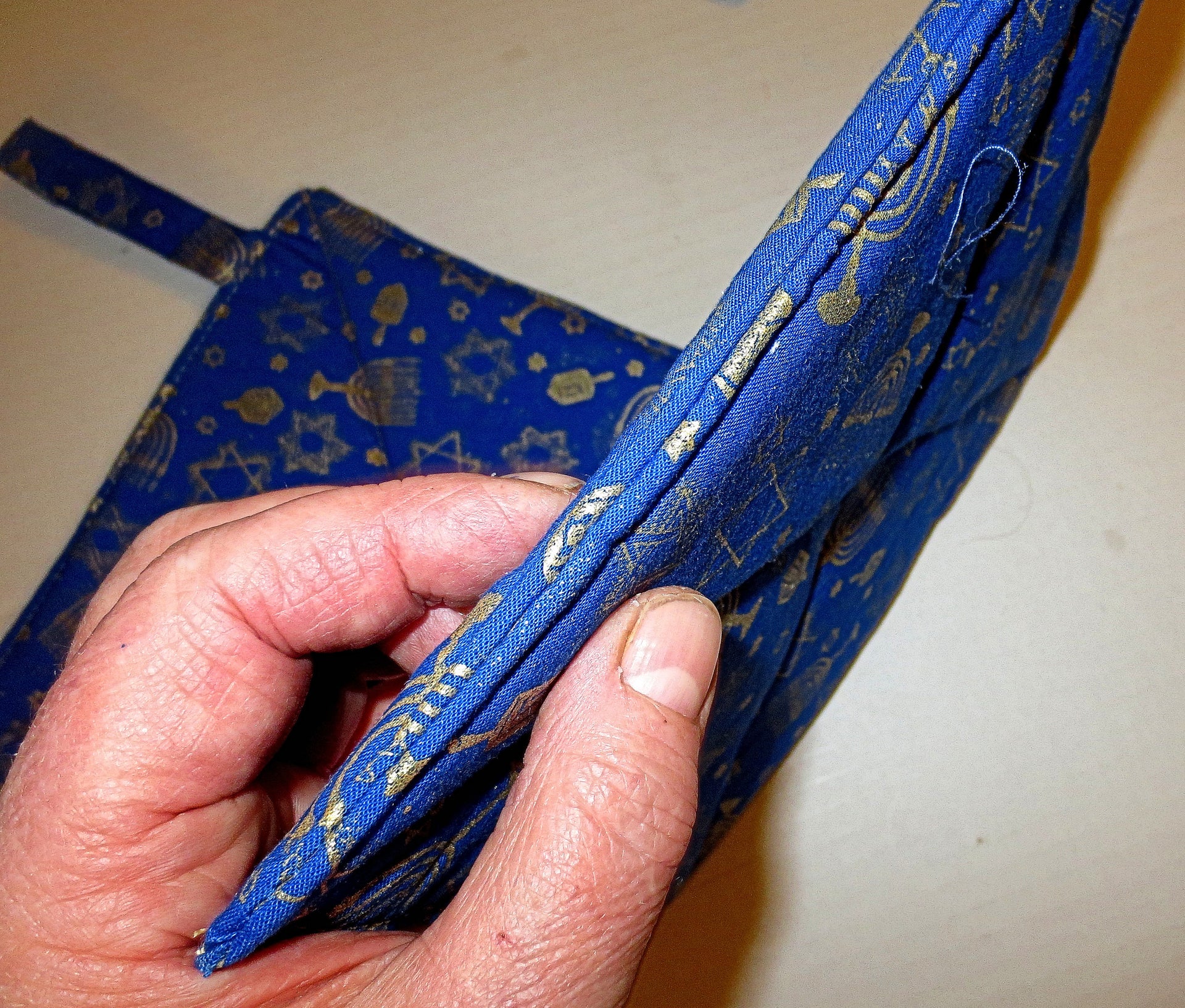 hanukkah pot holders or trivets thick double insulated handmade chanukah useful decorations