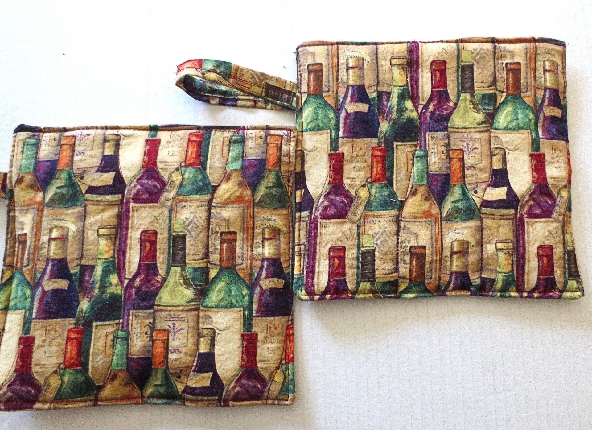 pot holders / trivets quilted thick double insulated useful home decor