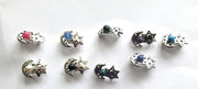 rosh hodesh or chodesh gemstone brooch or pin