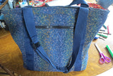 tapestry tote bag adjustable handles organizing large purse