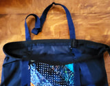 zippered tote bag adjustable handles