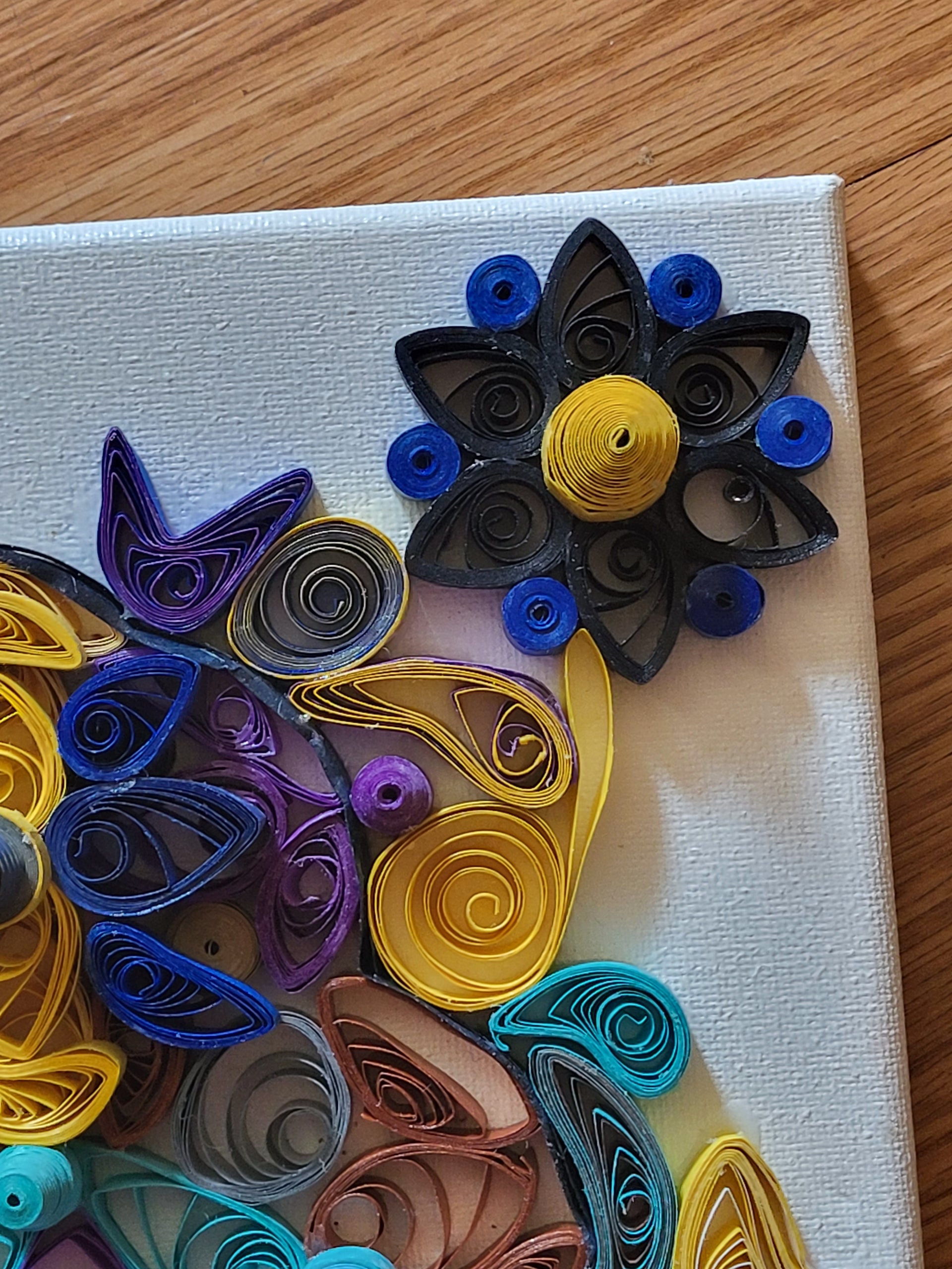 quilled 3d flower