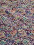 Colorful fan tapestry fabric