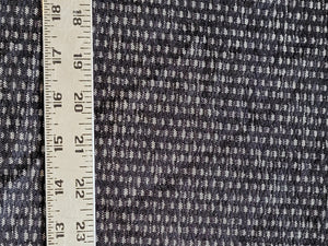 Small weave black white upholestry fabric