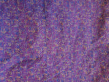 Purple gold navy small weave tapestry fabric
