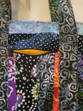 Bohemian colorful Batik tote bag