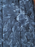 Batik rectangular colorful small square rectangles mat