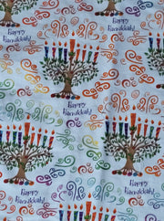 handmade Hanukkah napkin