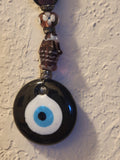 Variety of Evil Eye beaded Hamsa wall hangings