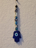 blue evil eye hamsa amulet