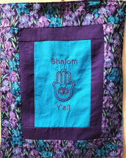 Shalom y'all handmade wall hanging