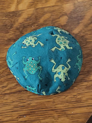 Frogs Plagues saucer kippah or yarmulke