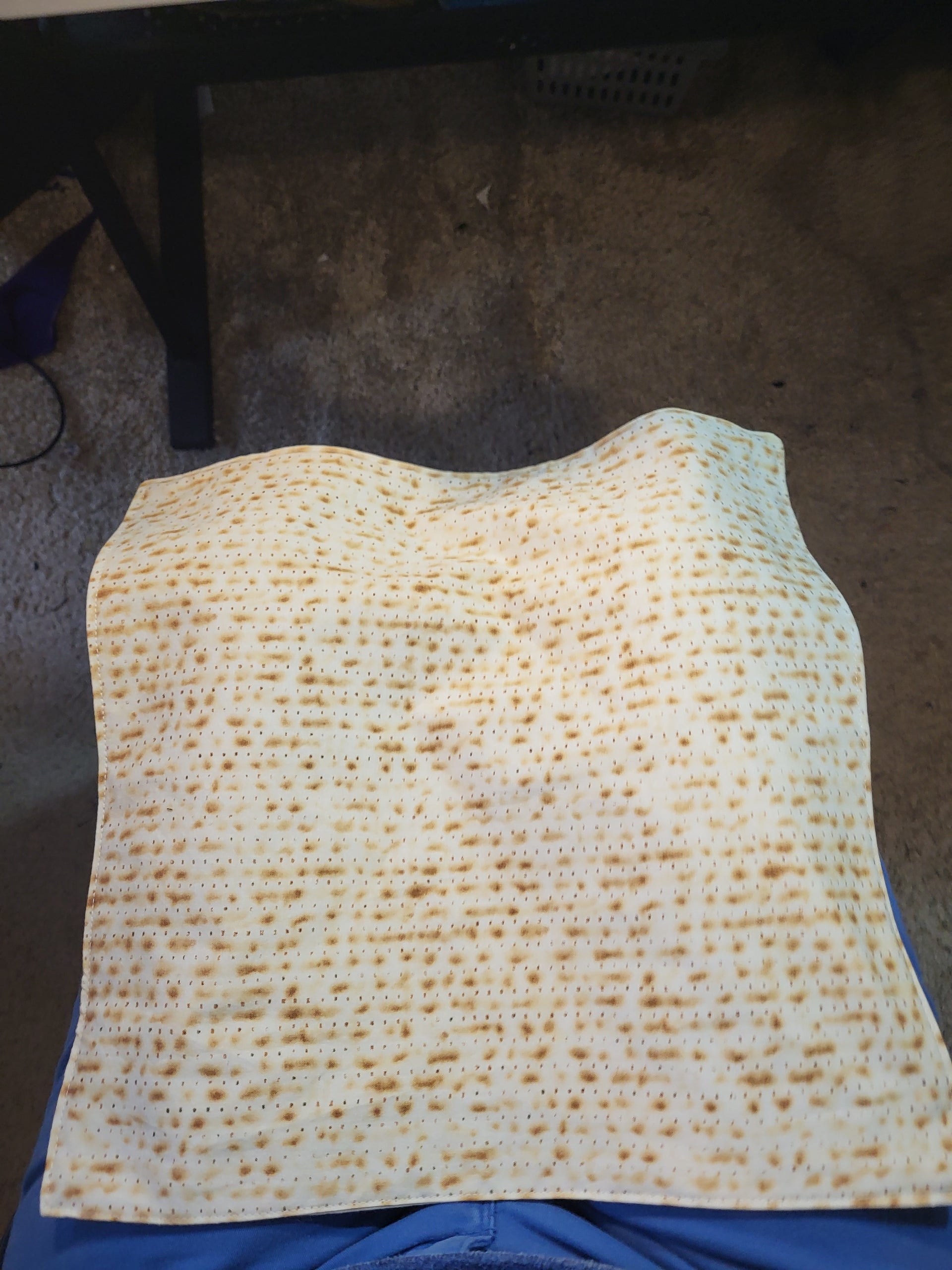 Matzo handmade lined napkin