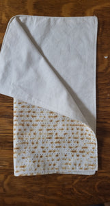 handmade Judaica Hanukkah cloth napkins