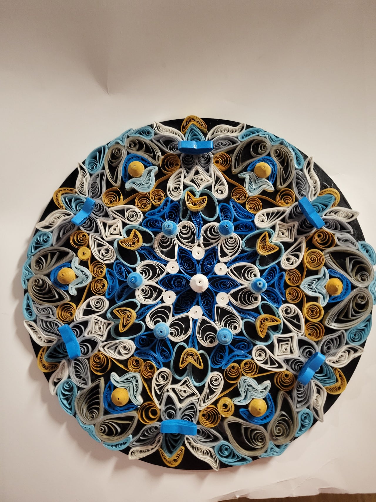 Quilled Mandala Star of David 3 D