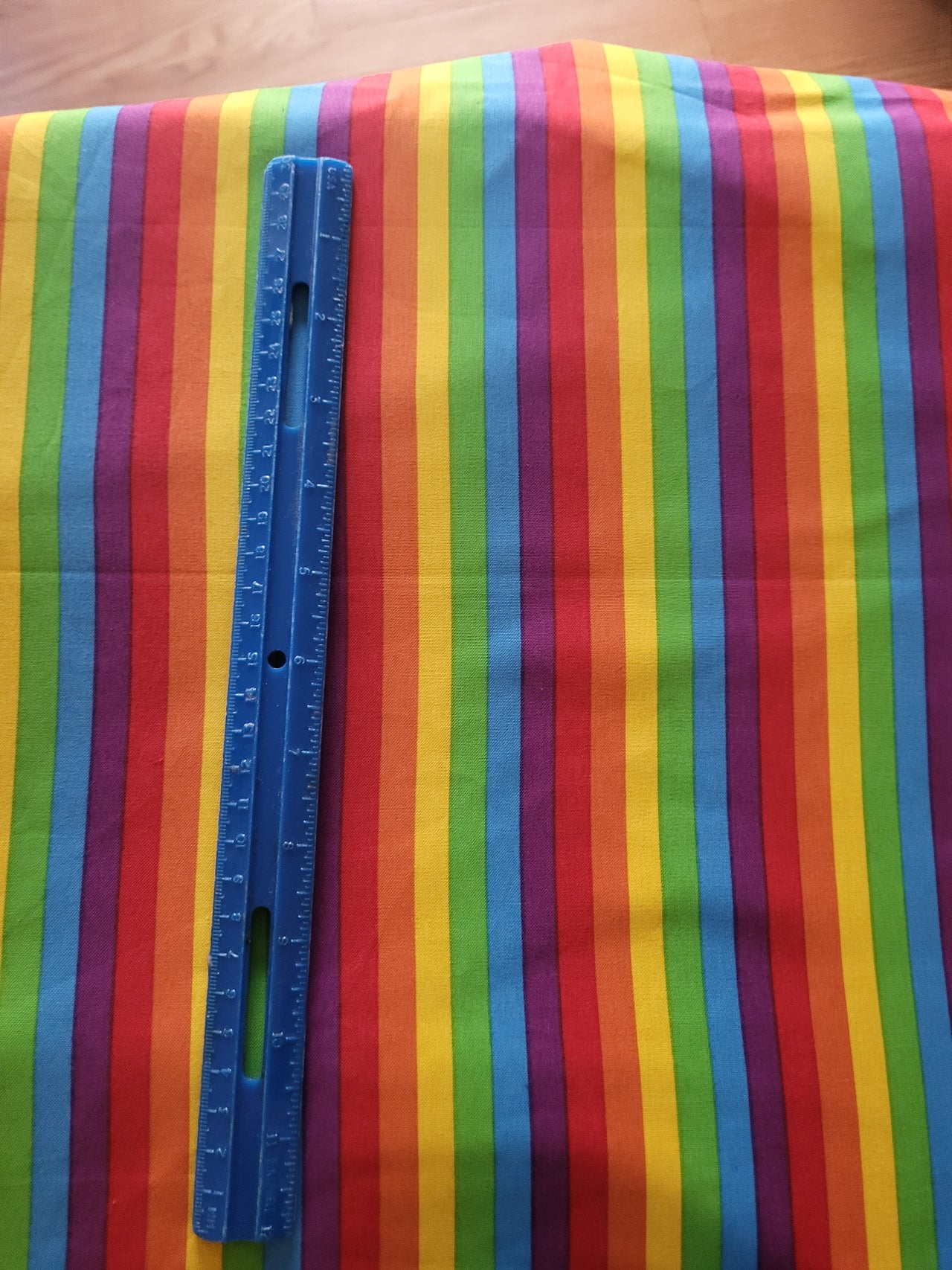 Rainbow stripes cotton fabric by Joann Fabrics beautiful bright BHY x 44" w Pride fabric