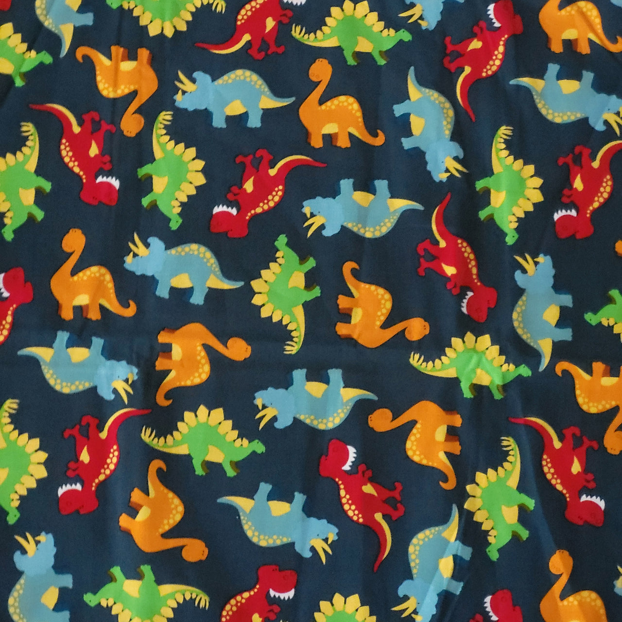 Abstract Dinosaurs colorful cotton sew quilt fabric BHY x 43" w
