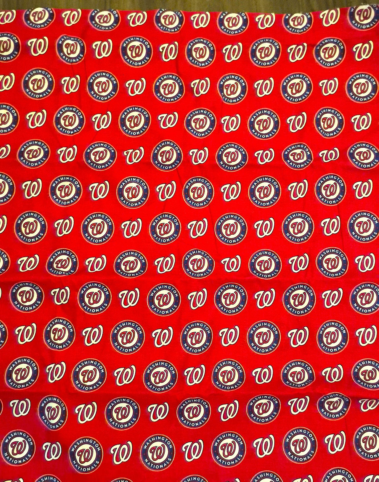 Share MLB Washington Nationals cotton quilting fabric bhy x 58" w major league baseball