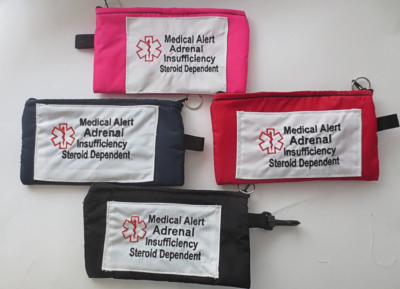 On Sale Adrenal Insufficiency Toss in your bag zippered medical insulated case