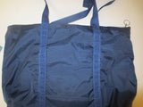 Navy blue zippered organizing tote bag loads of pockets