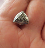 Tie tac or pin Judaica silver charm