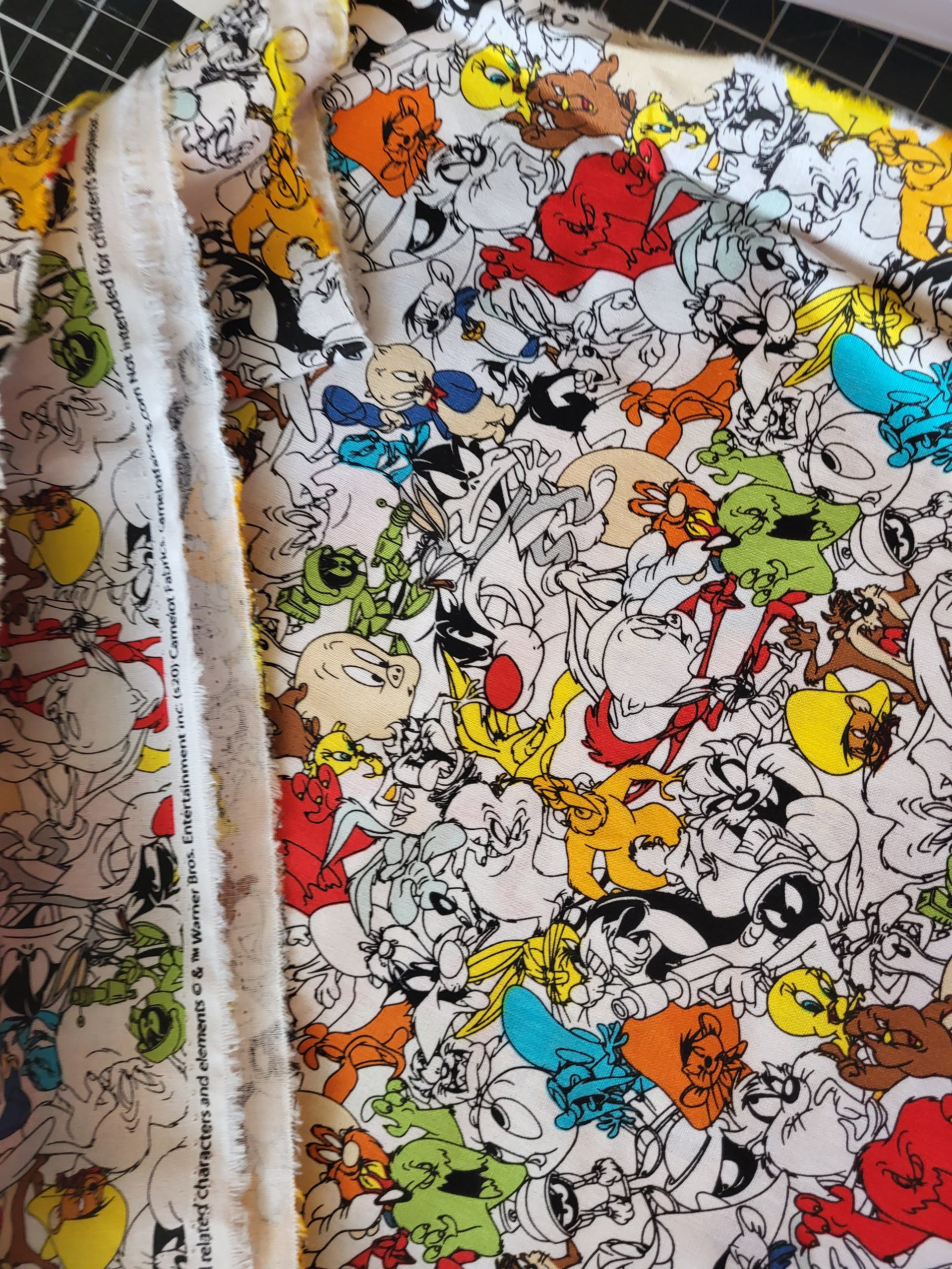 Looney Tunes cartoon cotton fabric