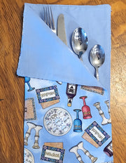 Seder rituals lined cloth napkins