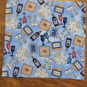 Passover Seder lined cloth napkins