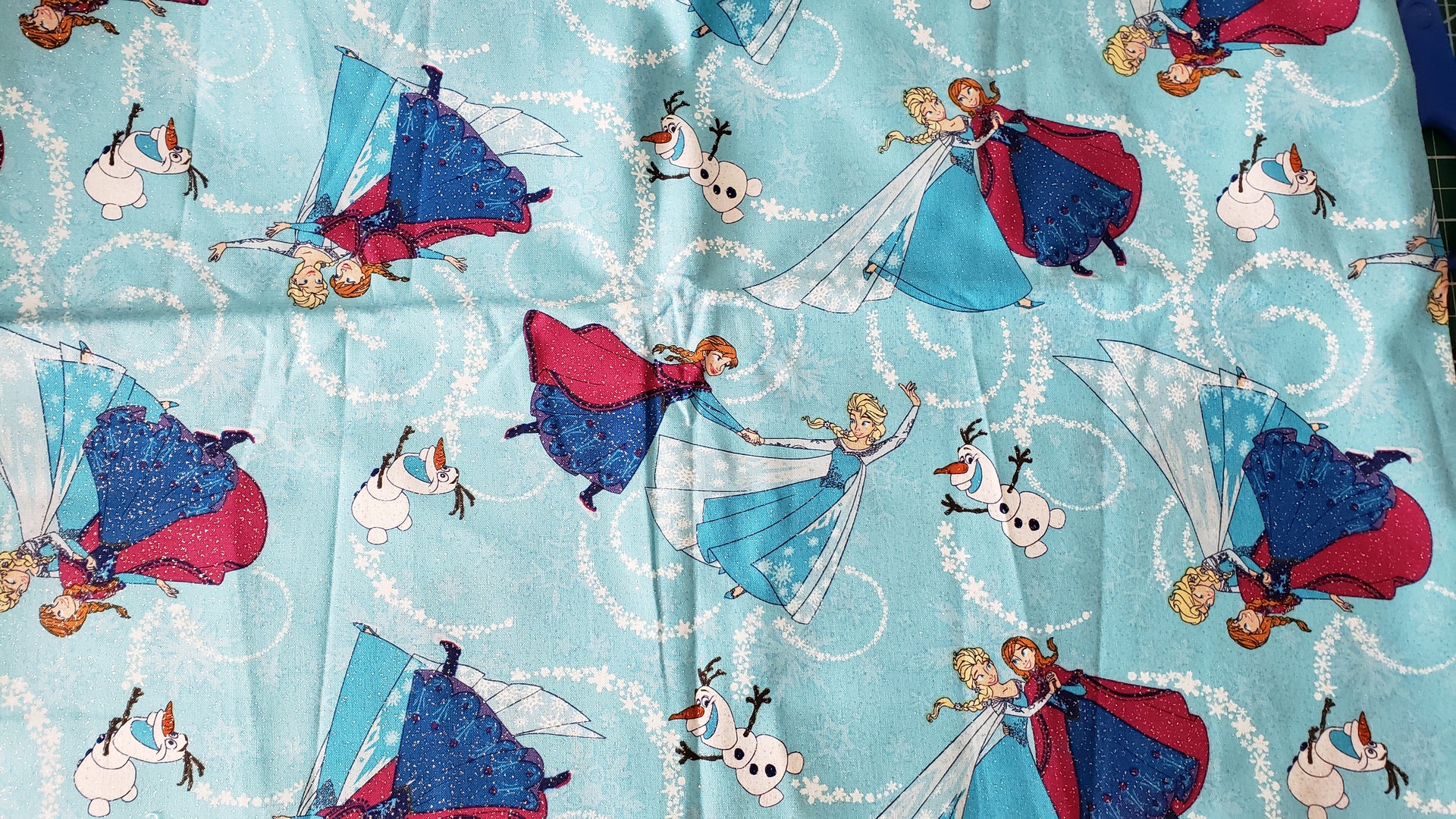 Frozen ANNA AND ELSA QUILTING FABRIC