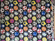 soccer balls quilting cotton fabric