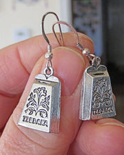 jewish high holiday silver earrings