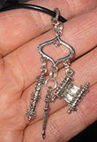 shabbat judaica theme simple silver pendants sterling silver plated euro style