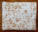 matzoh case holder with three sections for a beautiful seder table --- holds standard matzos matzah