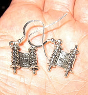 jewish high holiday silver earrings