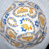 chanukah kippahs or hanukkah yarmulkes menorahs and stars