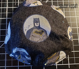 saucer kippah reversible select pattern both sides superheros & friends traditional batman black