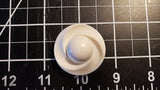 colt # 1 button 1 1/8" / white