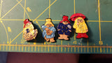 vintage paddington bear collectible metal and plastic buttons by eden