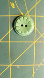 colt button # 3 3/4" / lime green