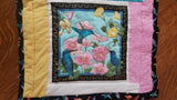 humming birds quilted table runner